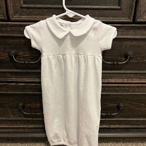 White Baby Baptism Gown Heirloom Quality